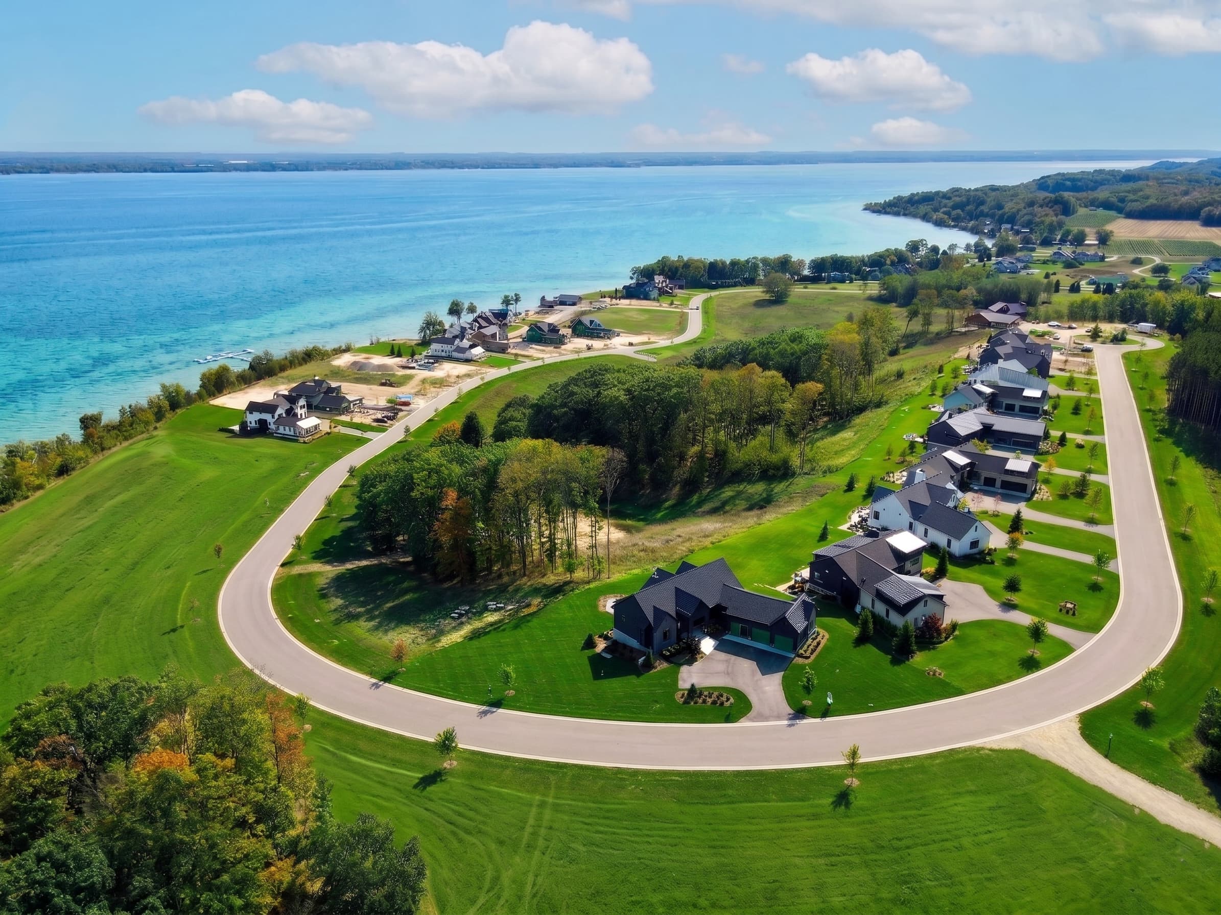 Peninsula Shores waterfront community on Old Mission Peninsula