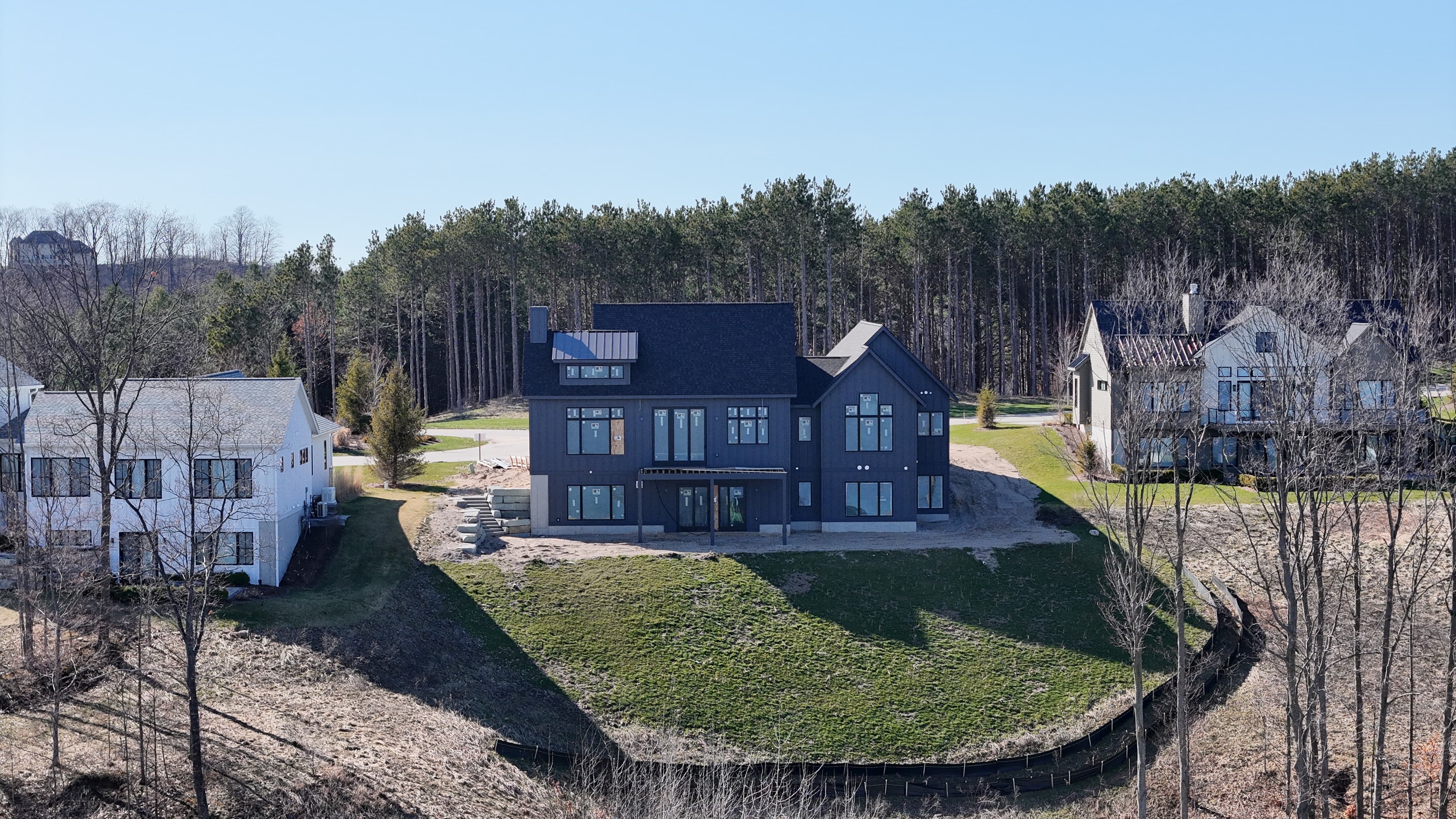 Peninsula Shores aerial view — Old Mission Peninsula